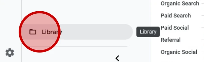 Click on library